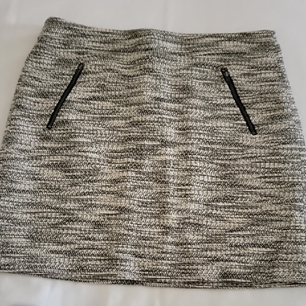 Womens Ann Taylor LOFT Wool Blend Skirt, Size 12,straight,pockets